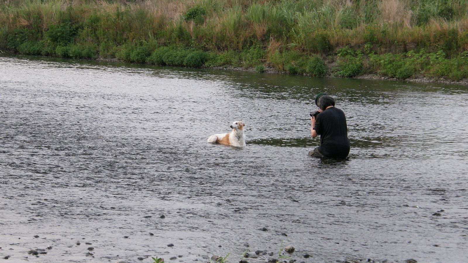 横顔撮るなら左側
